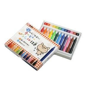 サクラクレパス 手がよごれないクーピーペンシル12色