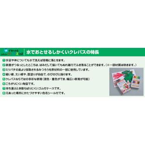 サクラクレパス 水でおとせるしかくいクレパス ...の詳細画像4