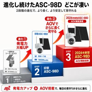 防犯カメラ 屋外 ソーラー WiFi ワイヤレ...の詳細画像3