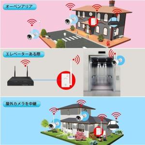 WiFi中継器 防犯カメラ セット ワイヤレス...の詳細画像4