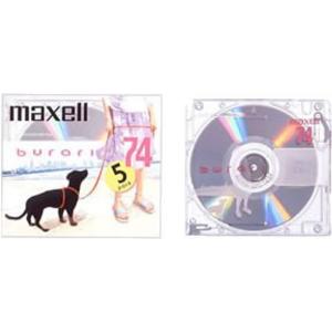 maxell 録音用MD(ミニディスク) burari 74分 5枚 BUMD74.5P