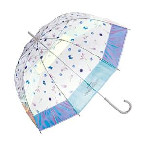 plantica×Wpc. フラワーアンブレラ プラスティック シャイニー shiny plastic umbrella グレー 60cm｜akd-shop