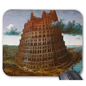 ピーテル・ブリューゲル『 バベルの塔 』のマウスパッド：フォトパッド（世界の名画シリーズ） (c.1568：A)｜akd-shop
