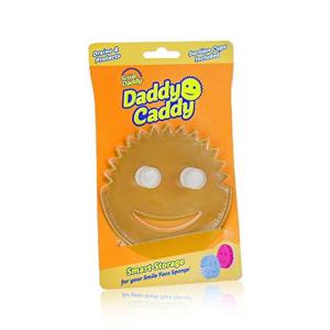 Scrub Daddy Daddy Caddy - スマイルフェイス スポンジホルダー 2つの滑り止め吸盤付き 便利な収納 スマートな収納｜akd-shop