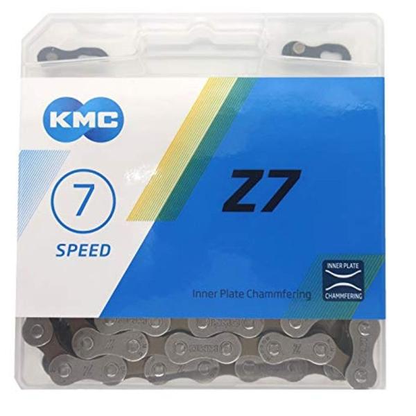 KMC Z7 チェーン 7S/7速/7スピード用 114Links Gray/Brown 並行輸入品