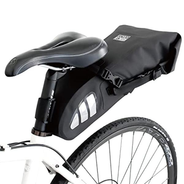 GORIX(ゴリックス) ロードバイク 防水 サドルバッグ 肩掛け 持ち運び可能 大容量・反射板付き...