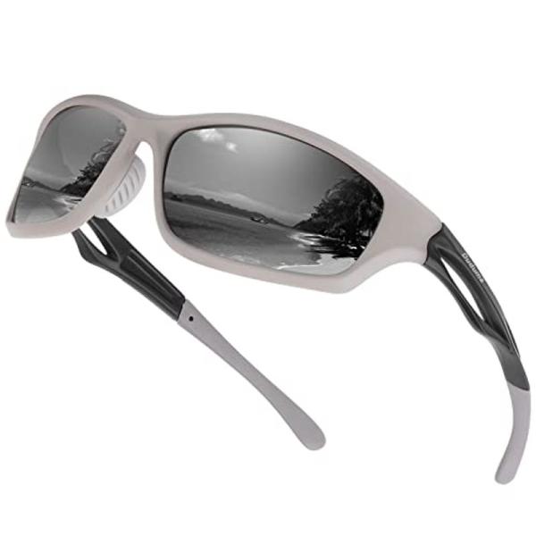 Duduma 偏光 レンズ メンズスポーツサングラス 超軽量 UV400 紫外線をカット スポーツサ...