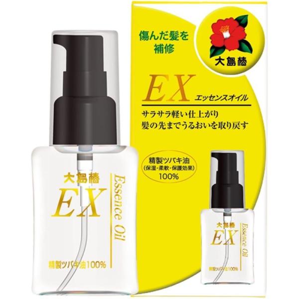 大島椿 EXエッセンスオイル 40mL (髪・頭皮・肌 ヘアオイル) 単品 40ミリリットル (x ...