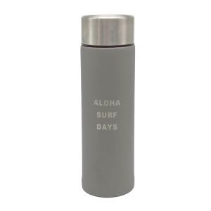 HOLIDAY MARKET ステンレス ボトル 水筒 400ml 真空断熱 保温 保冷 (ハレイワグレー)｜akd-shop