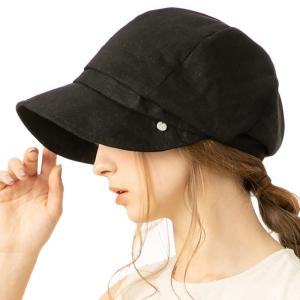 Ｌｏｏ＆ｃ ルーアンドシー 帽子 レディース 大きいサイズ 接触冷感 メロウキャスケット 完全遮光 キャスケット ハット 紫外線対策 uvカ