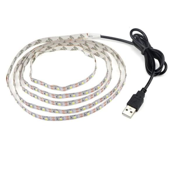 LED テープライト USB対応 5m SMD3528 5V LEDテープ 電球色 昼光色 間接照明...