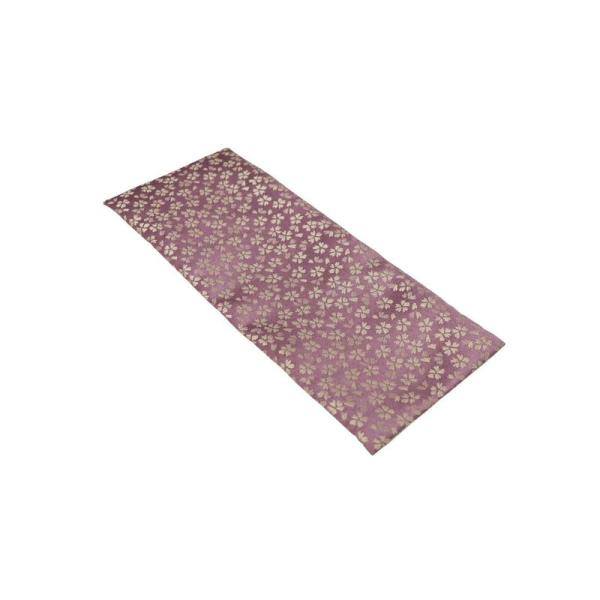 仏壇用膳引きマット 「日和柄」 防炎仏具マット 24x10cm Sサイズ 002．薄紫