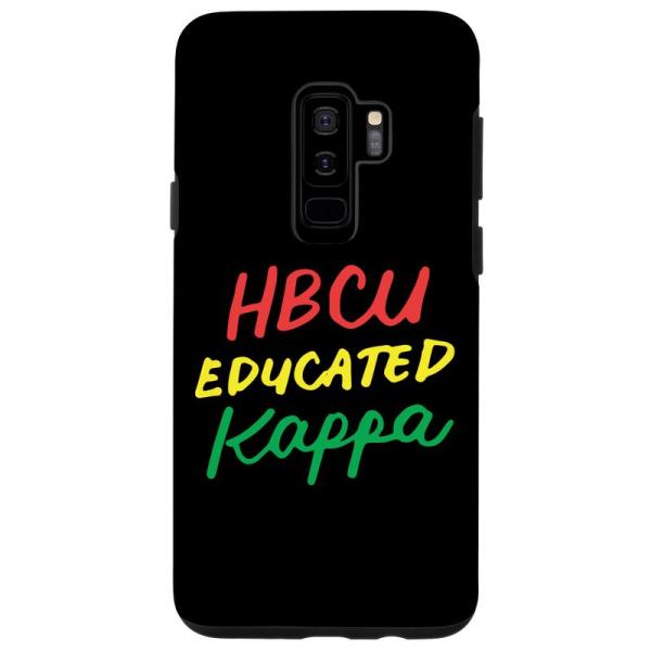Galaxy S9+ HBCU 教育 KAPPA 歴史的なブラック スマホケース
