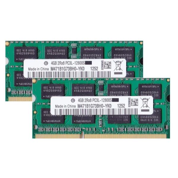 PC3L-12800S(DDR3-1600) SO-DIMM 4GB×2枚組 メモリンゴブランドノー...