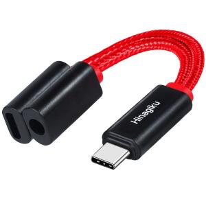 Hinagiku USB-C to USB-Cポート/3.5mmイヤホンジャック、2in1、充電/イヤホン同時、充電しながらイヤホンに繋げる｜akd-shop