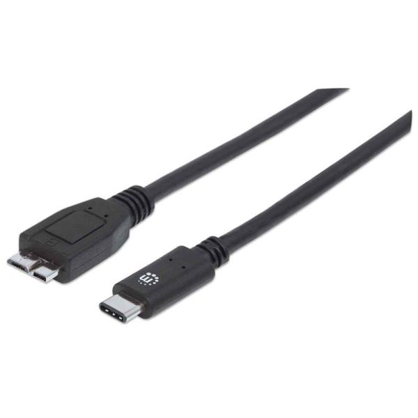 Manhattan USB 3.1 ケーブル USB Type-C (オス) / microUSB ...