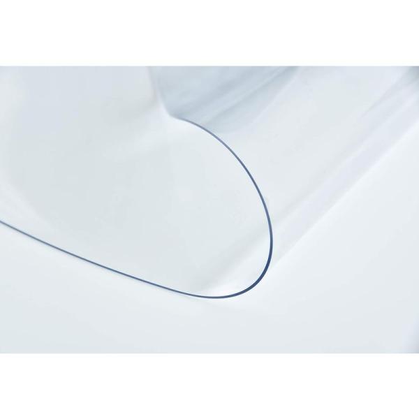 SAIKOU テーブルマット PVC 円形 透明 テーブルクロス 撥水 テーブルカバー (厚さ2mm...