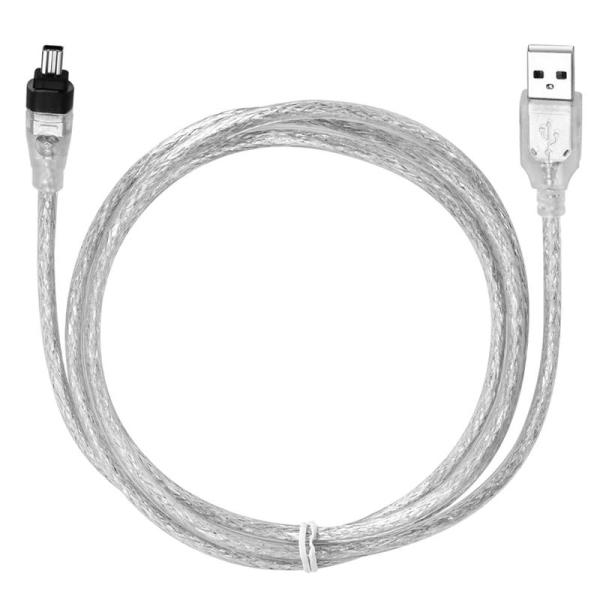 USB オス-Firewire IEEE 1394 4ピンオスiLink 実用的なデザインと耐久性 ...