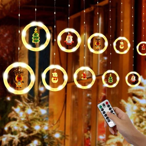 LIHAO クリスマス イルミネーション ライト 飾り led 電飾 クリスマスツリー 飾り ライト...