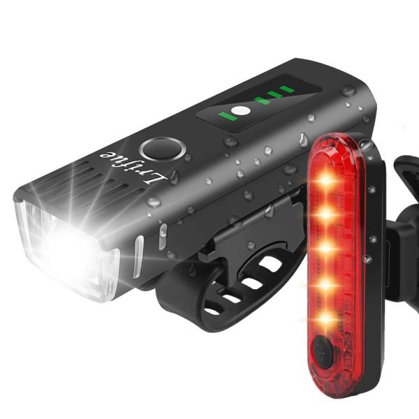 LRIFUE 自転車 ライト 高輝度メン キャットアイ PSE認証済 4段階照明モード USB 充電...
