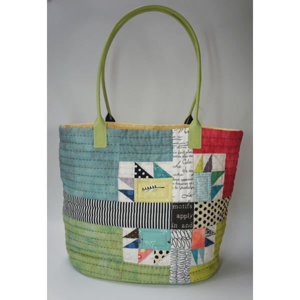 当店限定品  柴田明美 パッチワークキット  ベアーズポーのバッグ  持ち手込み   新刊本の表紙の...