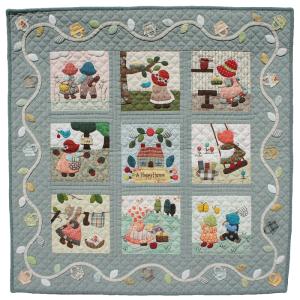 中級者向け】スーちゃんのタペストリー【パッチワーク・制作キット