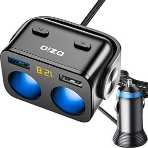 シガーソケット 2連 usb しがーソケット 延長コード