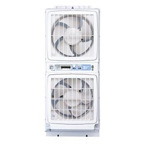 高須産業 窓用換気扇 FMT-200P 2.4m 延長パネルFM-200H-S付 ウィンドゥ