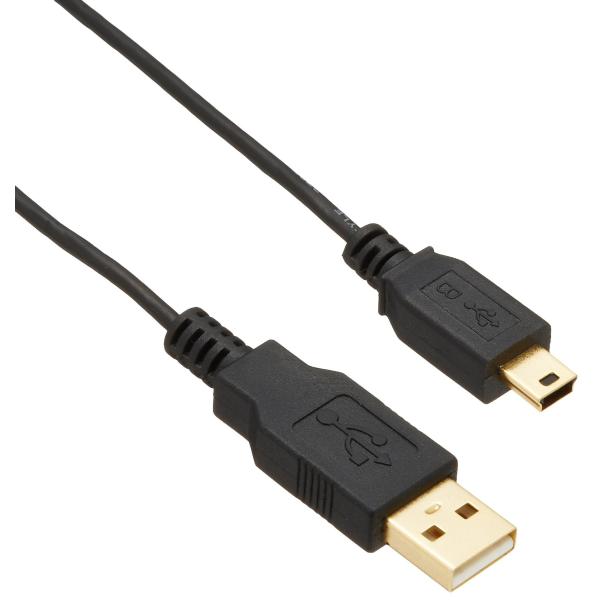 バッファロー BUFFALO USB2.0ケーブル (A to miniB) カメラ用 スリムタイプ...