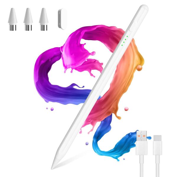 タッチペン 【全機種対応 急速充電】 2025業界新登場 スタイラスペン 超高精度 極細 stylu...