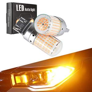 Catland T20 LED ウインカー アンバー オレンジ キャンセラー 抵抗内蔵 7440 W21W WY21W シングル リア フロント ウイ