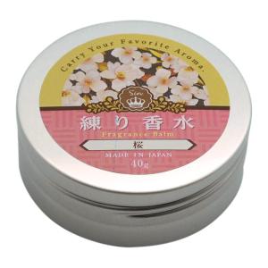 日本製 練り香水 桜 サクラ 40g ハンドクリーム 保湿クリーム (桜)の商品画像