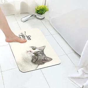 KOOPRO バスマット 珪藻土 ソフト お風呂 浴室 洗面所 足拭き 滑り止め 柔らかい けいそうどまっと 速乾 吸水性 防カビ 清潔 快適 丸洗い