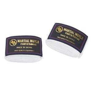 マーシャルワールド (MARTIAL WORLD) バンテージ 国産ジュニア用 BT5-WH 白 巾4×長さ200cmの商品画像