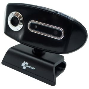 箱ダメージ アウトレット 未使用品 送料無料 WEBカメラ CS-3DW300BK マイク無し USB接続 3D対応 ブラック CHUSEI ウェブカメラ