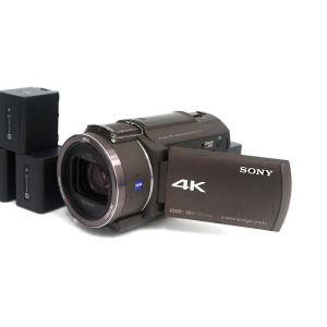 並品｜ソニー FDR-AX45 デジタル4Kビデオカメラレコーダー ブロンズブラウン γA5298-2P2A｜akiba-ryutsu