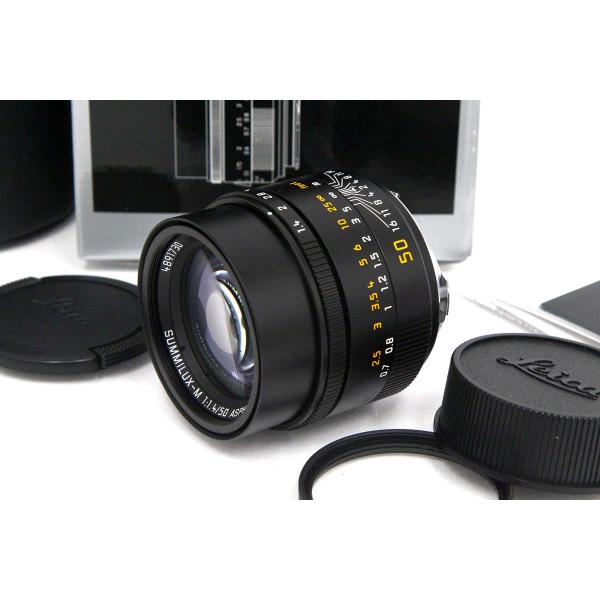 極美品｜ライカ Summilux-M 50mm F1.4 ASPH. 11728 ブラック γA62...