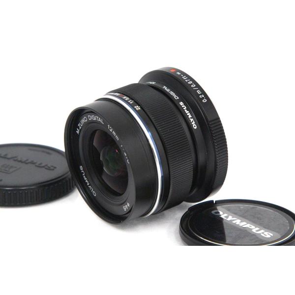 美品｜オリンパス M.ZUIKO DIGITAL ED 12mm F2.0 ブラック γA6493-...