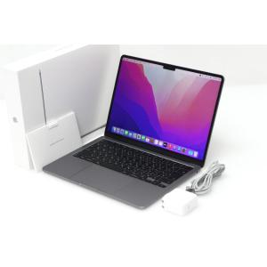 極美品｜アップル MacBook Air MLXW3J/A 13.6インチ スペースグレイ Apple M2チップ 8コア メモリ8GB SSD256GB πT933-2G9｜akiba-ryutsu