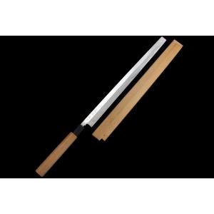 美品｜東源正久 薄刃包丁 本焼 八寸 朴柄 名入 KN02-B1667-2L1D