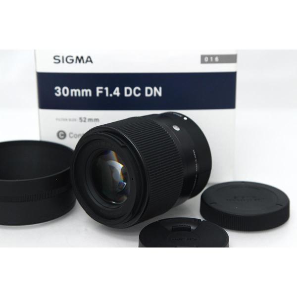 極美品｜シグマ 30mm F1.4 DC DN キヤノンEF-Mマウント用 CA01-M1636-2...