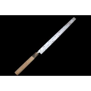 ボーナスストア+5%】正本総本店 本焼 蛸引き包丁 尺一 栗型柄 刃渡り約