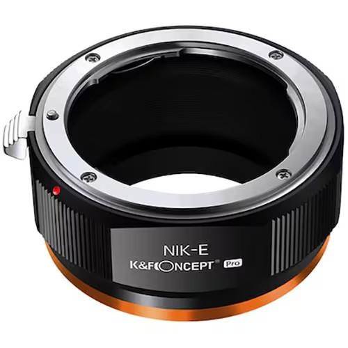 K&amp;F KF-NFE.P マウントアダプター α Eマウント ニコン Fマウント リア SONY N...