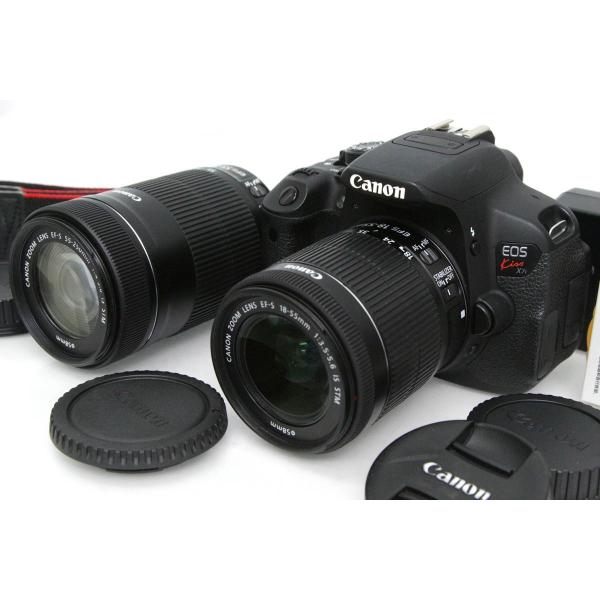 【全額返金保証】お買い得品｜キヤノン EOS Kiss X7i ダブルズームキット CA01-R17...