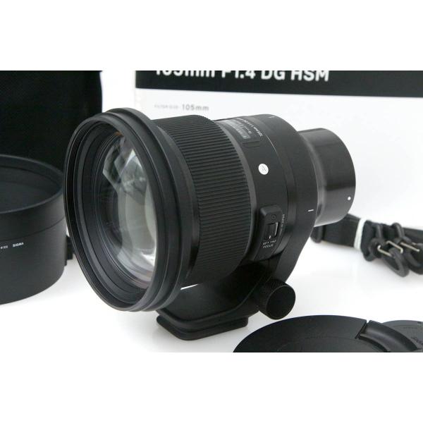 【全額返金保証】美品｜シグマ 105mm F1.4 DG HSM ソニーEマウント用 CA01-R1...