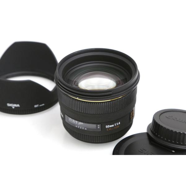 【全額返金保証】良品｜シグマ 50mm F1.4 EX DG HSM (キヤノン用) CA01-B2...