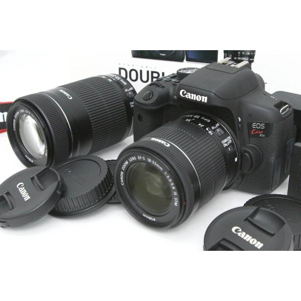 【全額返金保証】美品｜キヤノン EOS Kiss X8i ダブルズームキット（センサー清掃済み） C...