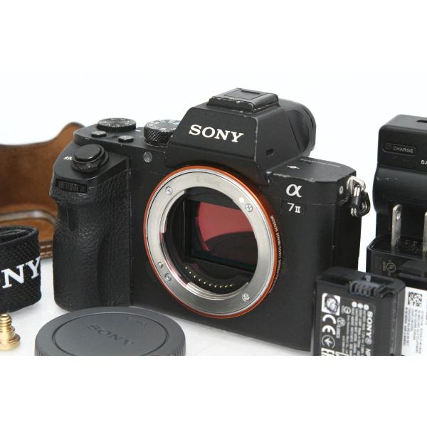 【全額返金保証】並品｜ソニー α7 II ILCE-7M2 ボディ（純正予備バッテリー付き・センサー...