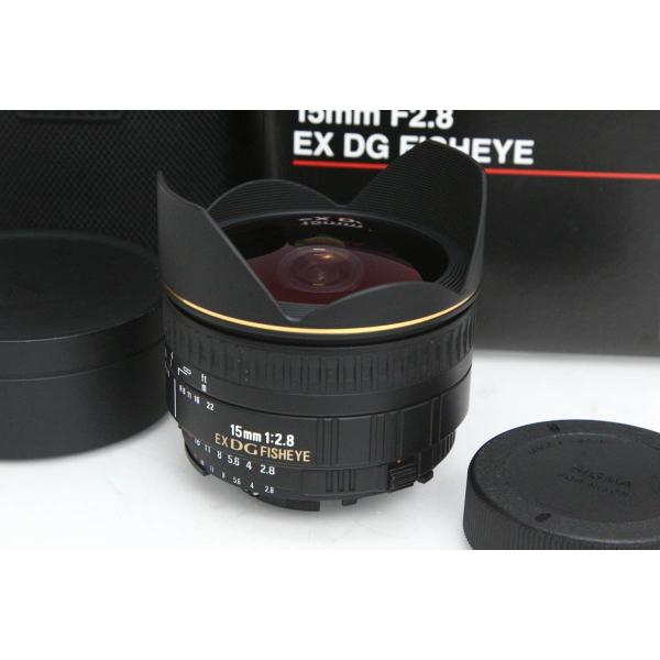 【全額返金保証】良品｜シグマ 15mm F2.8 EX DG DIAGONAL FISHEYE (ニ...