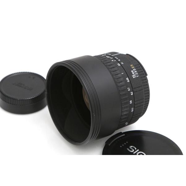 【全額返金保証】良品｜シグマ 15mm F2.8 EX DG DIAGONAL FISHEYE (ニ...